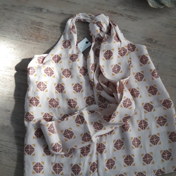 Sincerely Jules Nala halter twist tie neck top - Picture 6 of 8